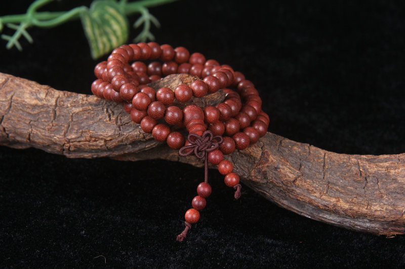 Lobular rosewood 0.6cm-108 barrel beads